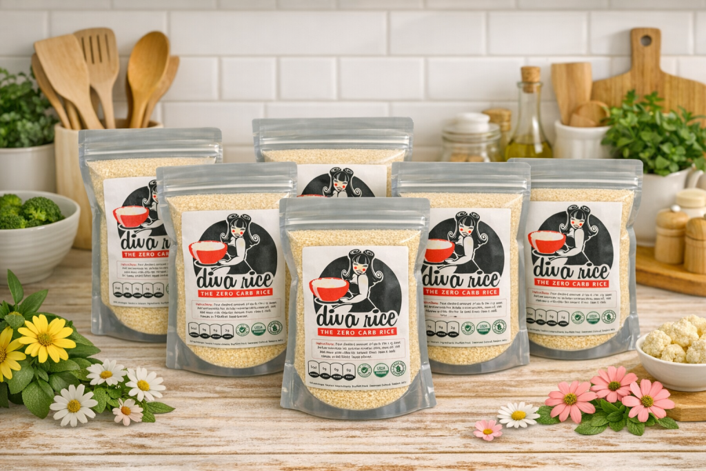Diva Rice 6-Pack (3 XL) Bundle - Diva Rice - Zero Carb Rice (Keto ...