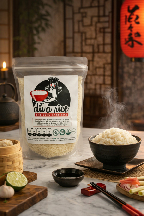 Diva Rice: The Zero-Carb Rice